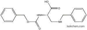 Molecular Structure of 160885-24-5 ((S)-3-(benzylamino)-2-(benzyloxycarbonylamino)propanoic acid)